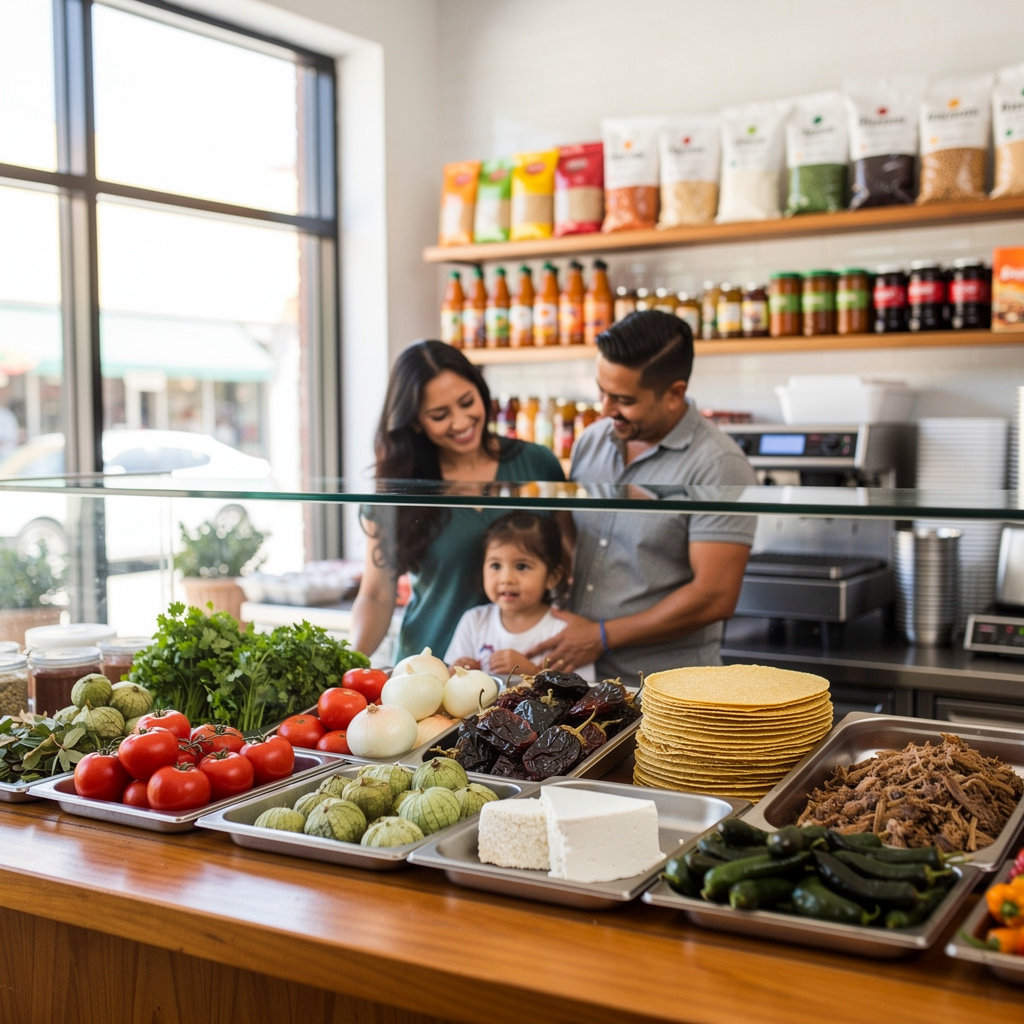 MI FIESTA MARKET 4 showcases authentic Mexican groceries and deli items including fresh produce, spices, and prepared foods in Santa Barbara